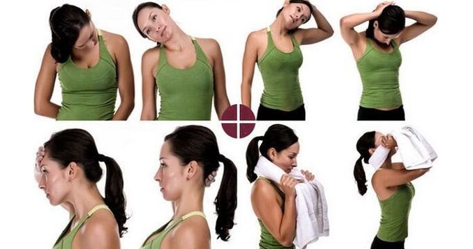 ejercicios para el cuello con osteocondrosis ejemplo 2