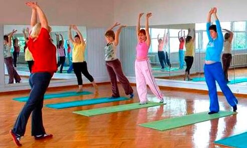 Terapia de ejercicios para el dolor lumbar.